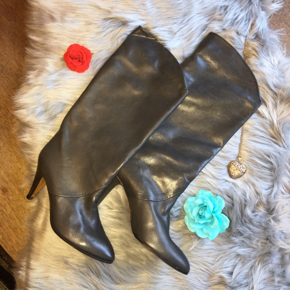 Grey boots!